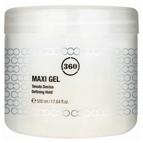 360 Hair Professional Гель для укладки волос сильной фиксации Maxi Gel Styling 500мл