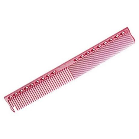 Расчёска для стрижки с линейкой розовая G45, Y.S.Park