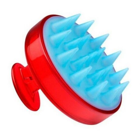 Melon Pro, Массажная щётка для мытья головы крсаная крупные зубчики арт.