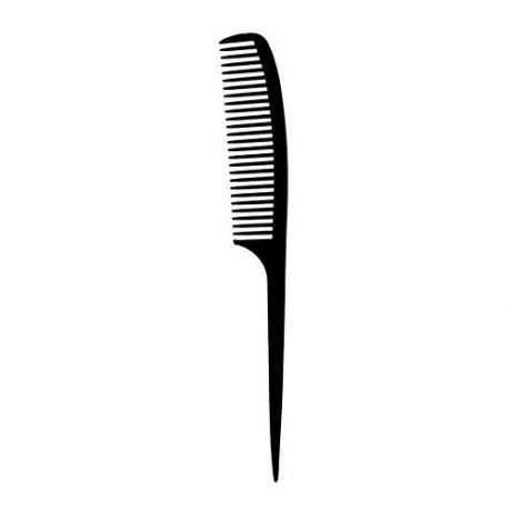 Расческа-гребень для волос LADY PINK BASIC PROFESSIONAL карбоновая с ручкой, 22 см