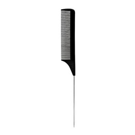 Расческа-гребень для волос LADY PINK BASIC PROFESSIONAL с металлической ручко, й 22 см