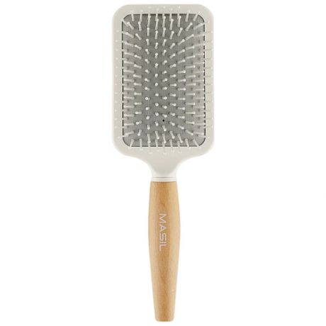 Антистатическая щетка для волос Masil Wooden Paddle Brush, 1 шт