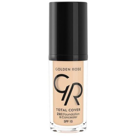 Golden Rose Тональный крем Total Cover 2in1 Foundation & Concealer, 30 мл, оттенок: 11-Nude