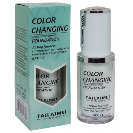 Tailaimei Тональный флюид Color Changing, SPF 15, 40 мл, оттенок: pink