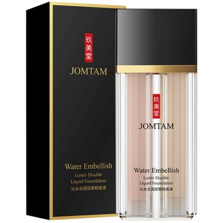 Jomtam Тональный крем Water Embellish Luster Double Liquid Foundation, 35 г, оттенок: tender skin/natural