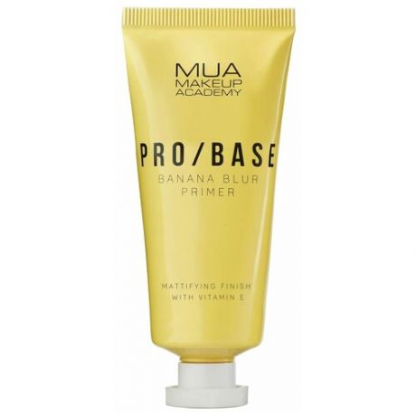 MUA Основа для макияжа PRO / BASE Banana Blur Primer, 30 мл, желтый