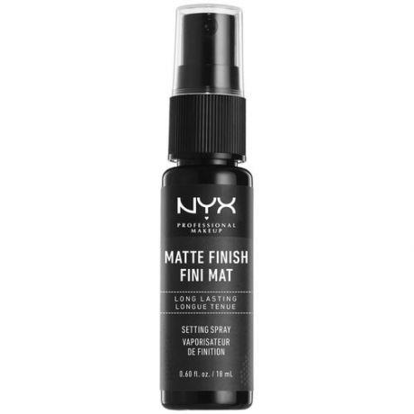 NYX professional makeup Спрей-фиксатор для макияжа Matte Finish Setting Spray Mini, 18 мл, 02
