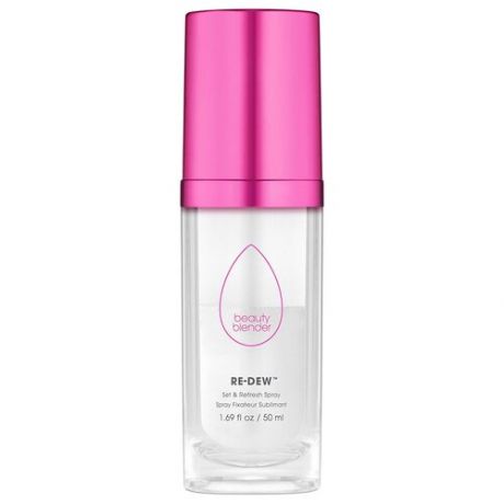 Beautyblender Спрей для фиксации макияжа освежающий RE-DEW Set & Refresh Spray, 50 мл, бесцветный