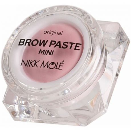 Nikk Mole Паста для бровей Mini, розовый, 10 г
