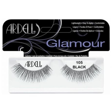 Ardell накладные ресницы Glamour Fashion Lash 105 black