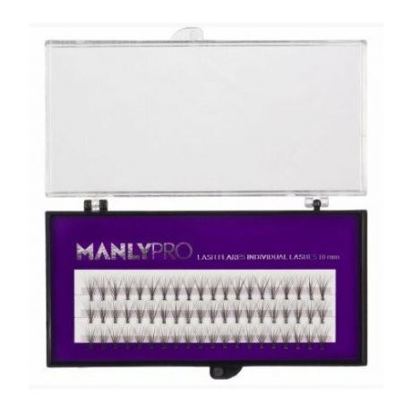 Ресницы пучковые Manly Pro шелк 10 мм РП04