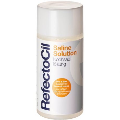 Обезжириватель для ресниц и бровей RefectoCil Saline Solution раствор поваренной соли 150 мл