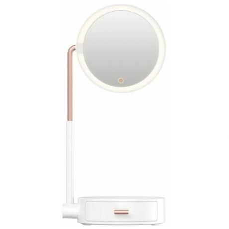 Зеркало для макияжа с подсветкой и ящиком для хранения Baseus Smart Beauty Series Lighted Makeup Mirror with Storage Box White (DGZM-02)