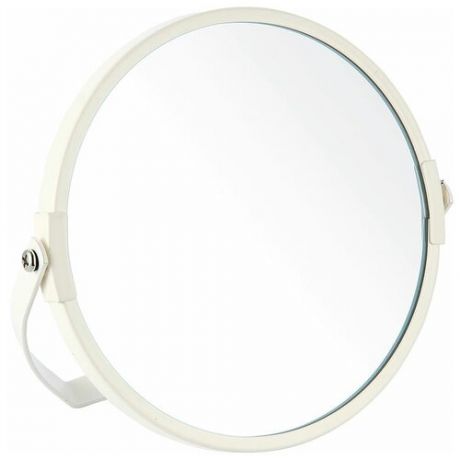 Зеркало косметическое M-1602p двухстороннее 1/Х2 диаметр:15 см окраш. металл. стекло (24)