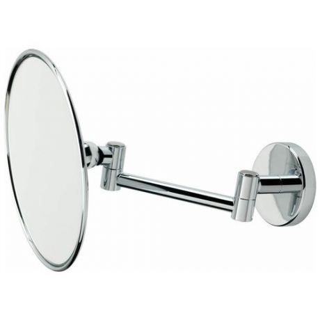 Настенное круглое косметическое зеркало StilHaus с 3-х кратным увеличением и поворотным механизмом, хром