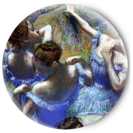 Одностороннее зеркальце TINA BOLOTINA Балерины в голубом