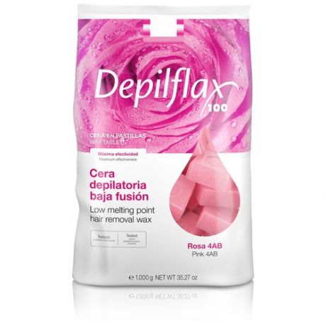 Depilflax Воск горячий, цвет-розовый, уп. 1 кг.
