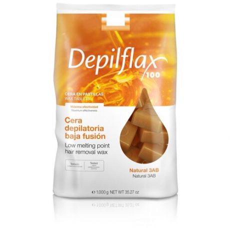 Depilflax Воск горячий, цвет-Натуральный, уп. 1 кг.