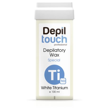 Теплый воск Depiltouch Professional White Titanium Белый титан