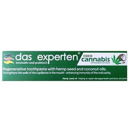 Зубная паста Das Experten Coco Cannabis Регенерирующая 70ml 2000039653
