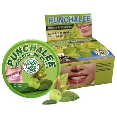 Зубная паста Punchalee Guava Leaf Herbal Toothpaste 25g 6015