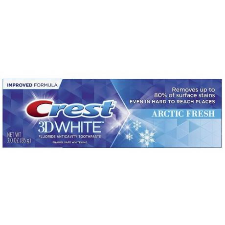 Отбеливающая зубная паста Crest 3D White Arctic Fresh, 85 г