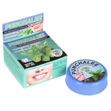 Зубная паста Punchalee Peppermint Herbal Toothpaste 25g 6039