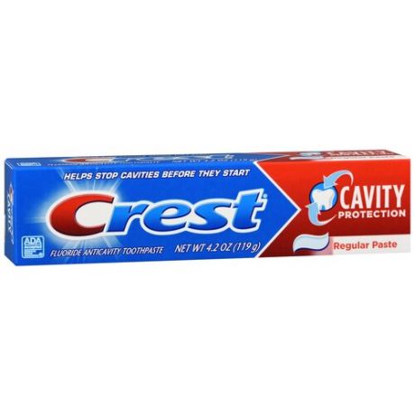 Зубная паста Crest Cavity Protection Regular Paste, 119 г