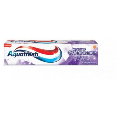 Aquafresh Зубная паста 100мл Активное Отбеливание
