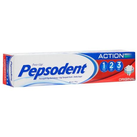Зубная паста Pepsodent Action 1,2,3 Original, 190 г
