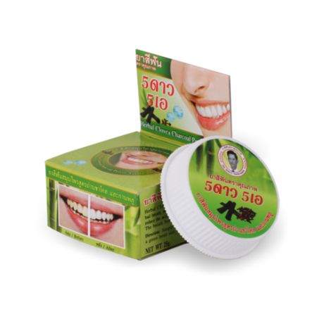Зубная паста травяная отбеливающа Rochjana Noni Herbal Toothpaste с экстрактом нони 30 г