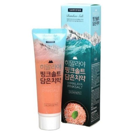 Зубная паста Perioe Himalaya Pink Salt Ice Calming Mint, с гималайской солью, 100 г