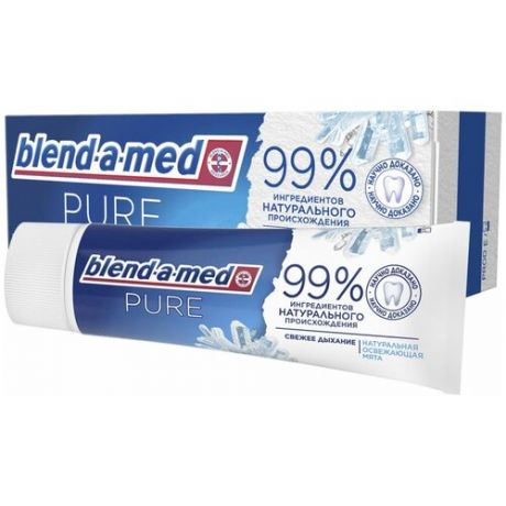 Зубная паста Blend-a-med Pure Свежее дыхание 2х75 мл.