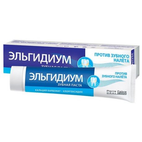 Зубная паста Эльгидиум против зубного налета, 75 мл, 100 г