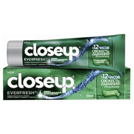 Зубная паста CloseUp Мятный заряд с антибак. ополаскивателем 100мл 67753917 2 шт.