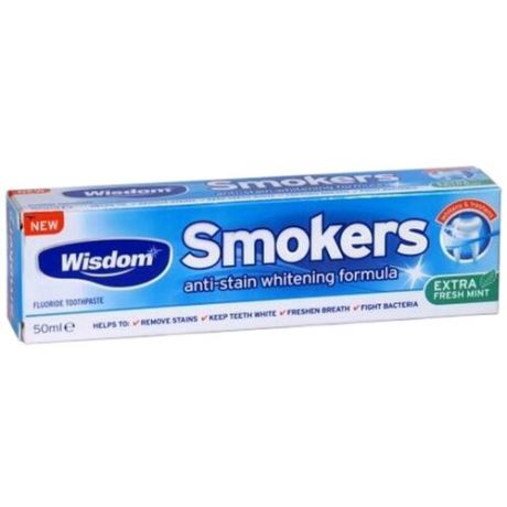 Зубная паста Wisdom Smokers Extra Fresh Mint