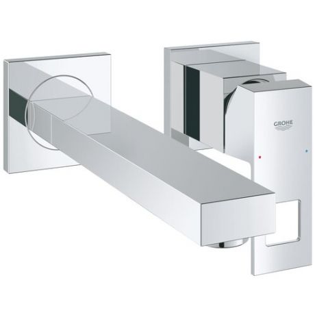 Grohe Однорычажный смеситель для раковины на два отверстия Grohe Eurocube 23447000 (23447 000)