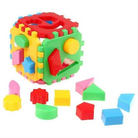 Игрушка куб-сортер «Умный малыш», 24 элемента