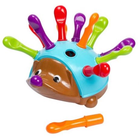 Развивающая игрушка сортер-конструктор "Ежик" для малышей Ежик Спайк