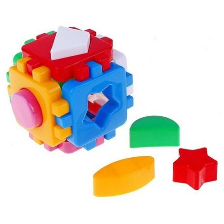 Игрушка куб-сортер «Умный малыш» мини, 12 элементов