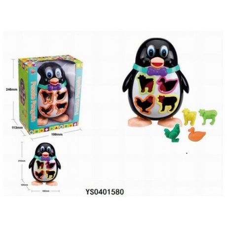 Логическая игрушка Сортер 8323-1 Пингвиненок в коробке