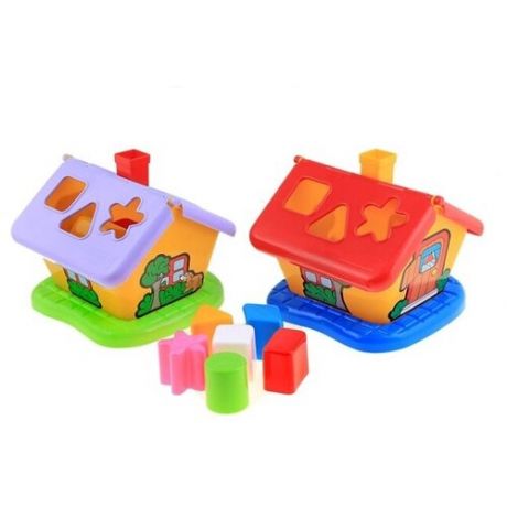 Полесье Развивающая игрушка «Садовый домик» с сортером, цвета микс