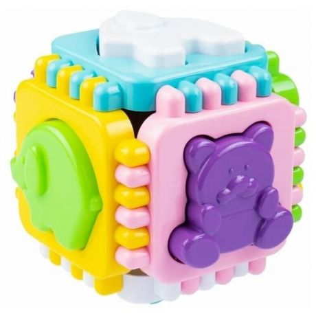 Логический кубик, Fancy Baby (игрушки для малышей, KUB6)