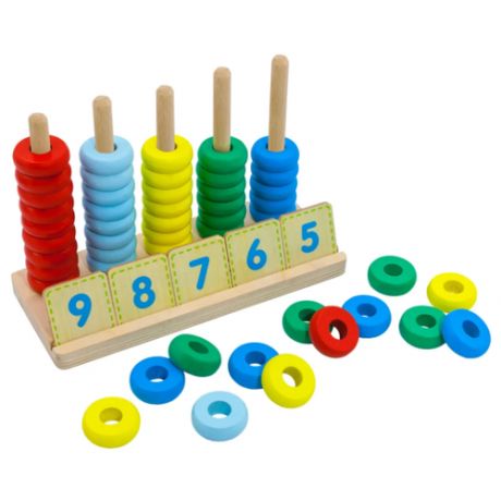 Сортер для малышей деревянный Монтессори "Логика и счёт" развивающие игрушки для детей