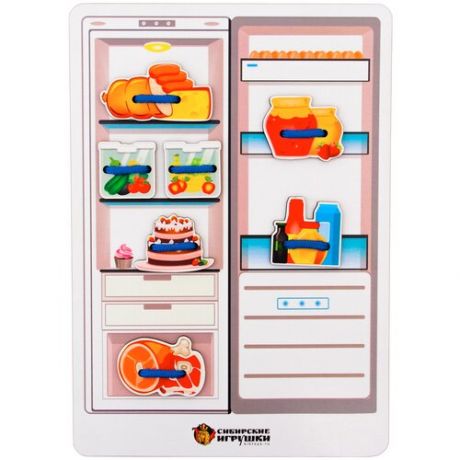 Шнуровка Сибирские игрушки Холодильник (110103) разноцветный