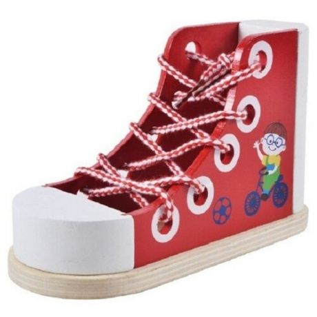 Детская игрушка-шнуровка для малышей Ботинок со шнурком