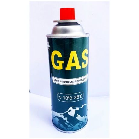 GAS Баллон для горелки Газовый баллон для портативных газовых плит и горелок 220гр. (1шт)