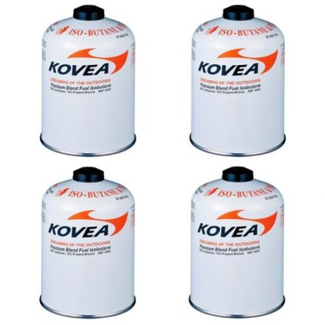 Баллон газовый резьбовой Kovea 450 гр., комплект 4шт.