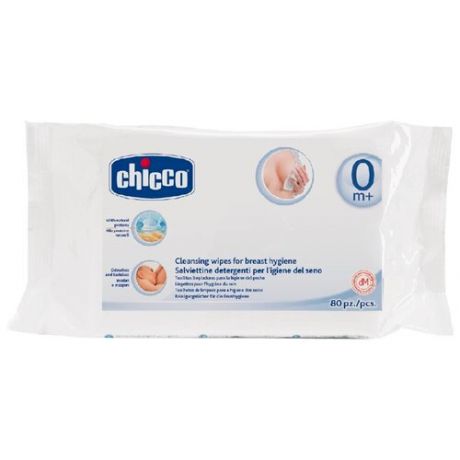 Chicco Очищающие салфетки для груди 16 шт.