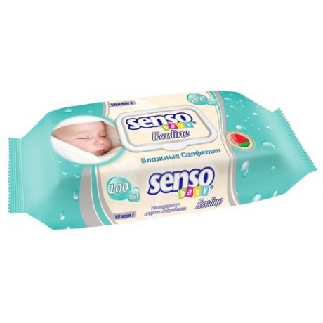 Влажные салфетки "Senso Baby Ecoline" 600 шт./6 пачек